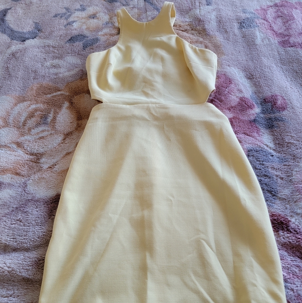 Yellow Cutout Dress